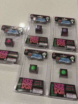 World's Smallest Nee Doh Groovy Glob 5-Pack