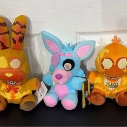 NEW w TAGS Five Nights at Freddy’s Plush $30 for All 