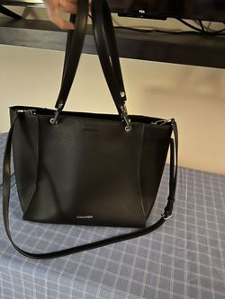 black tote by Calvin Klein