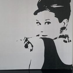 Audrey Hepburn  Big Canvas From ikea