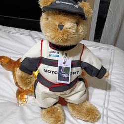 Porsche Motorsport teddy Bear Collectable 