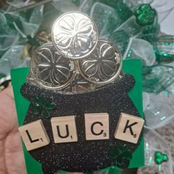 St. PATRICKS DAY LUCK decore