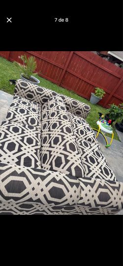 DOUBLE SOFA—(super firm —-heavy——(excellent for your business office,