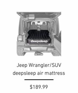 Jeep DeepSleep air mattress