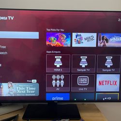 TCL 55” 4K UHD Dolby Vision HDR Roku Smart TV