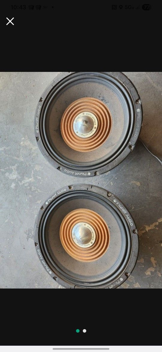 Old School Planet Audio Fu 15's