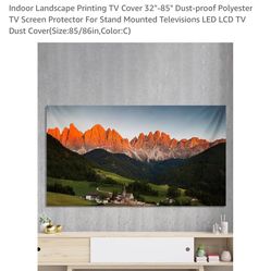 85 Inch Tv Soft Dust Indoor Cover