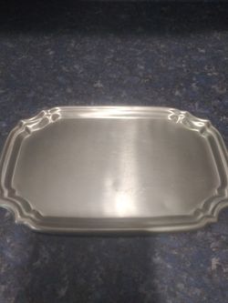 Vintage Poole pewter platter