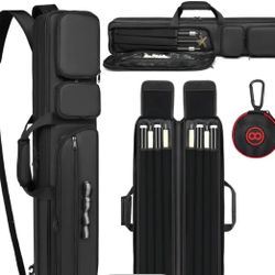 Pool Cue Case 4x4 With Storage Pockets