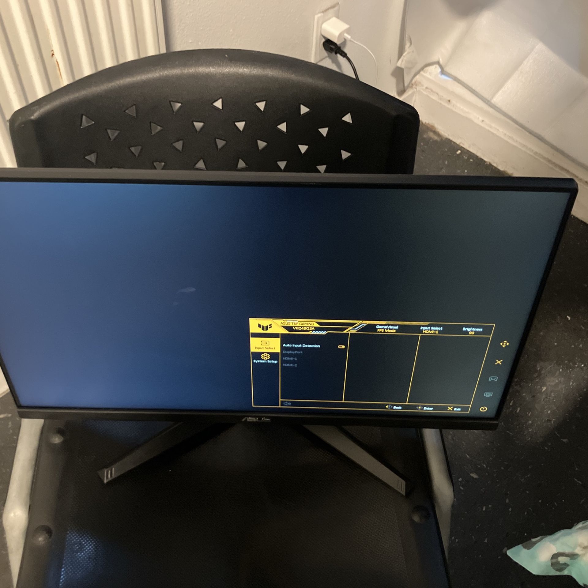 ASUS - TUF Gaming 23.8" IPS FHD 1080P 180Hz 1ms FreeSync Premium Gaming Monitor (DisplayPort, HDMI) - Black