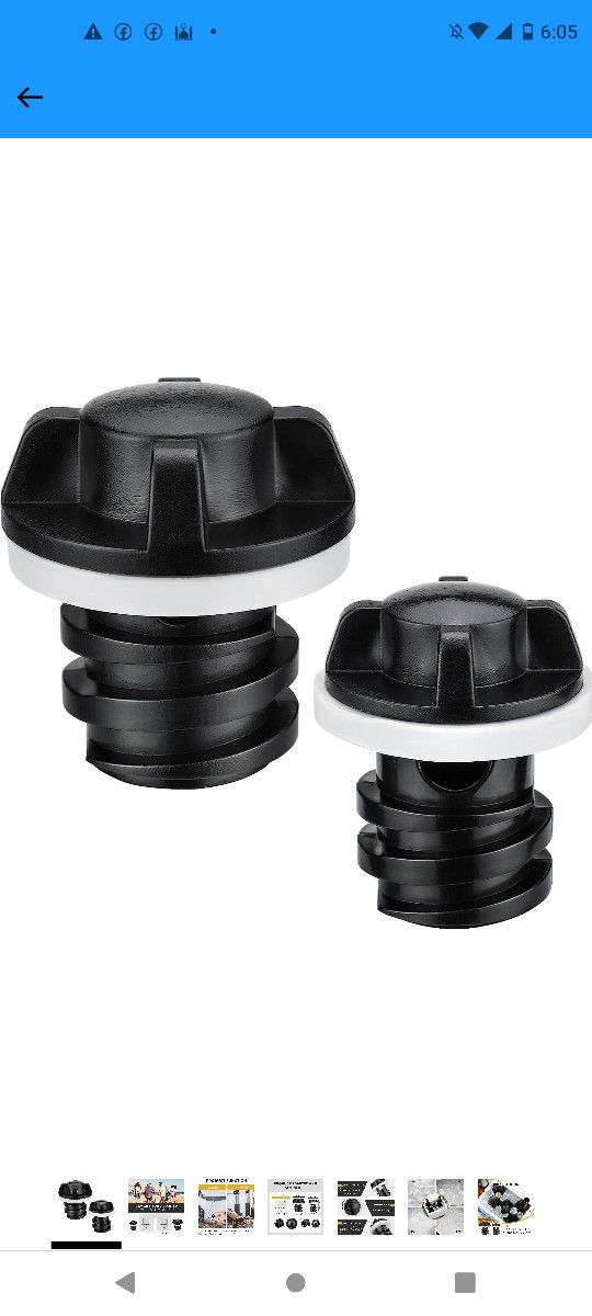Cooler Plug for YETI, 2 Pack Cooler Drain Plug Compatible with YETI and RTIC Coolers