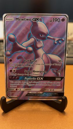 Mewtwo GX Full Art Pokémon Card 72/73