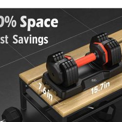 Adjustable Dumbbells Set 25LB