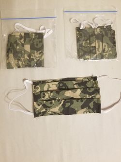 $2.00 EACH Camo Face Mask