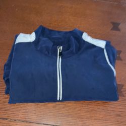 Men’s GPA TOUR DETACHABLE ARM SLEEVE JACKET GREAT CONDITION blue/white 