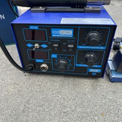 2-in-1 soldering and hot air rework station