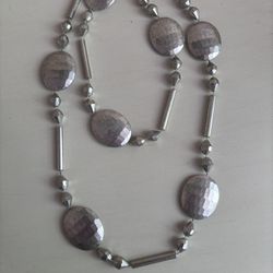 New Silver Colored Necklace 