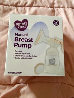 Manual breast pump