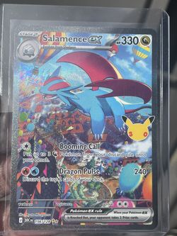 30th Anniversary Salamence EX SIR 156/128