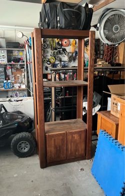 Real wood furniture cabinet
