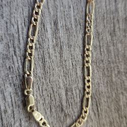 ✨️Real 10k Gold 7in Figaro Bracelet 