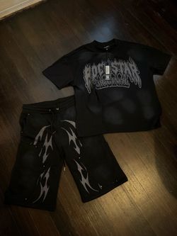New shirt/ short set dope Streetwear