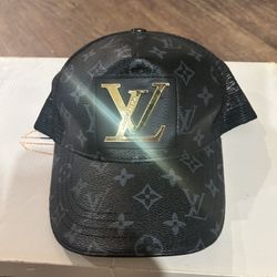 LV Leather Strap Hat