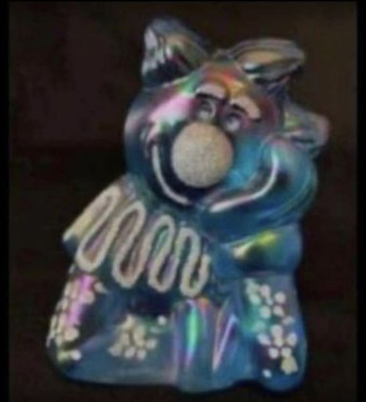 Fenton QVC exclusive. 95th anniversary, signed by artist. Clown. NEW IN BOX