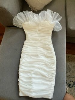 New: White Bella Barnett Dress
