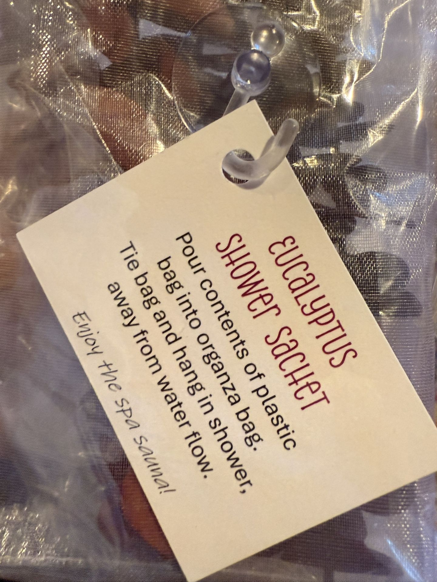 Eucalyptus Shower Sachets $5 ea