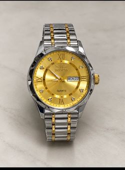 Invicta Two-Tone Quartz Watch teenager men’s and woman