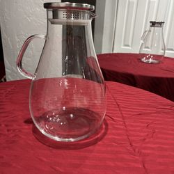 Glass pitcher