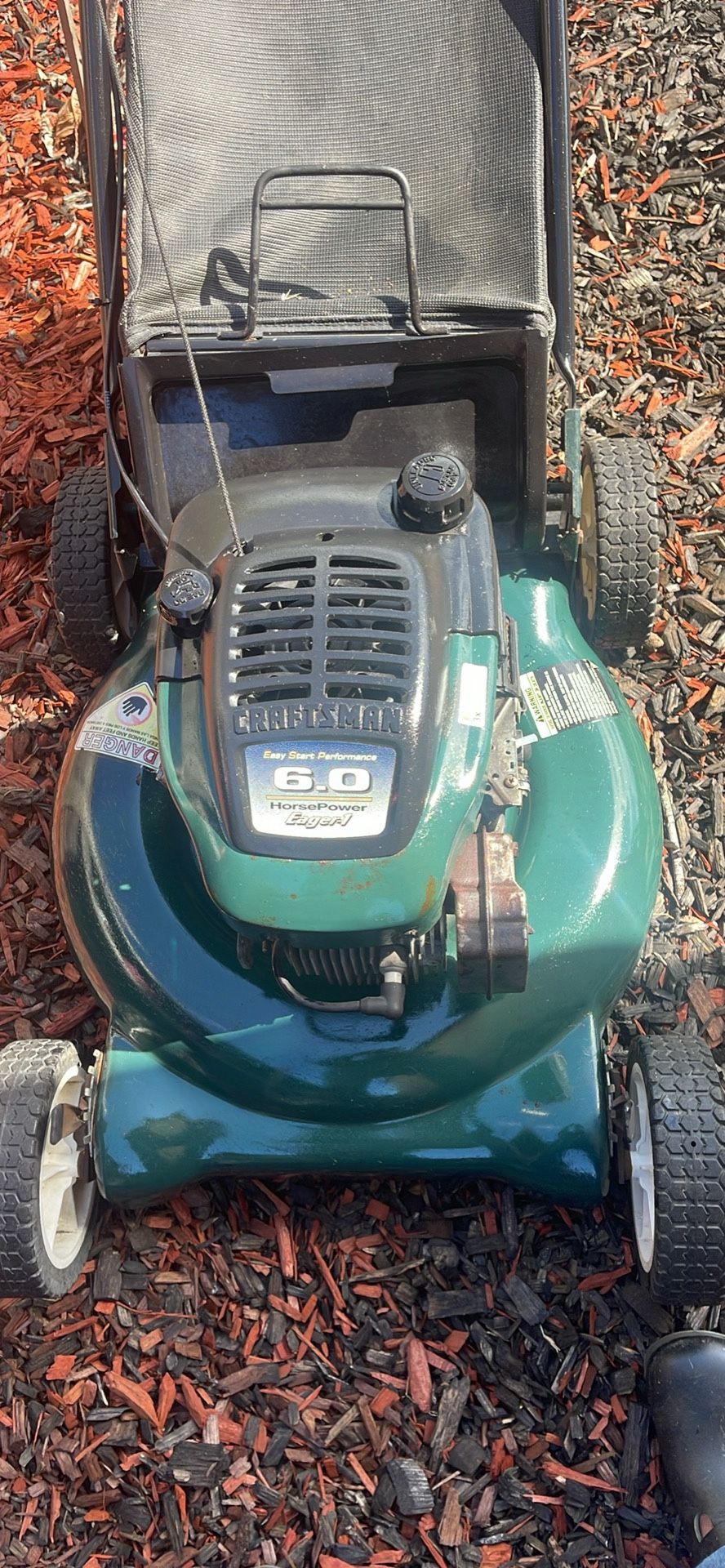 Craftsman Lawnmower 6.0 HP 21” Cut . No Start Right Now