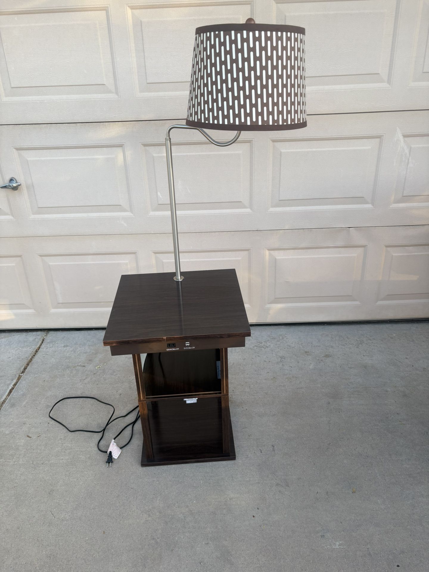 Side Table With Nightlight
