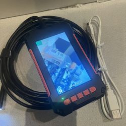 1080P HD industrial Borescope snake light 4.3” lcd 16.4” cable with 8GB Memory 