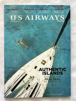 US Airways Magazine December 2011 VGC Oregon Wines New England Skiing Carribean