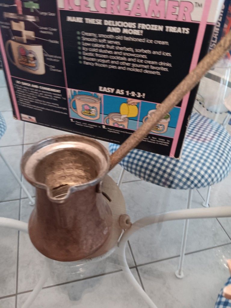 Vintage Copper Coffee Pot
