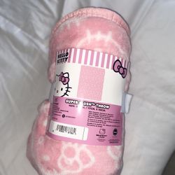 Hello kitty baby throw