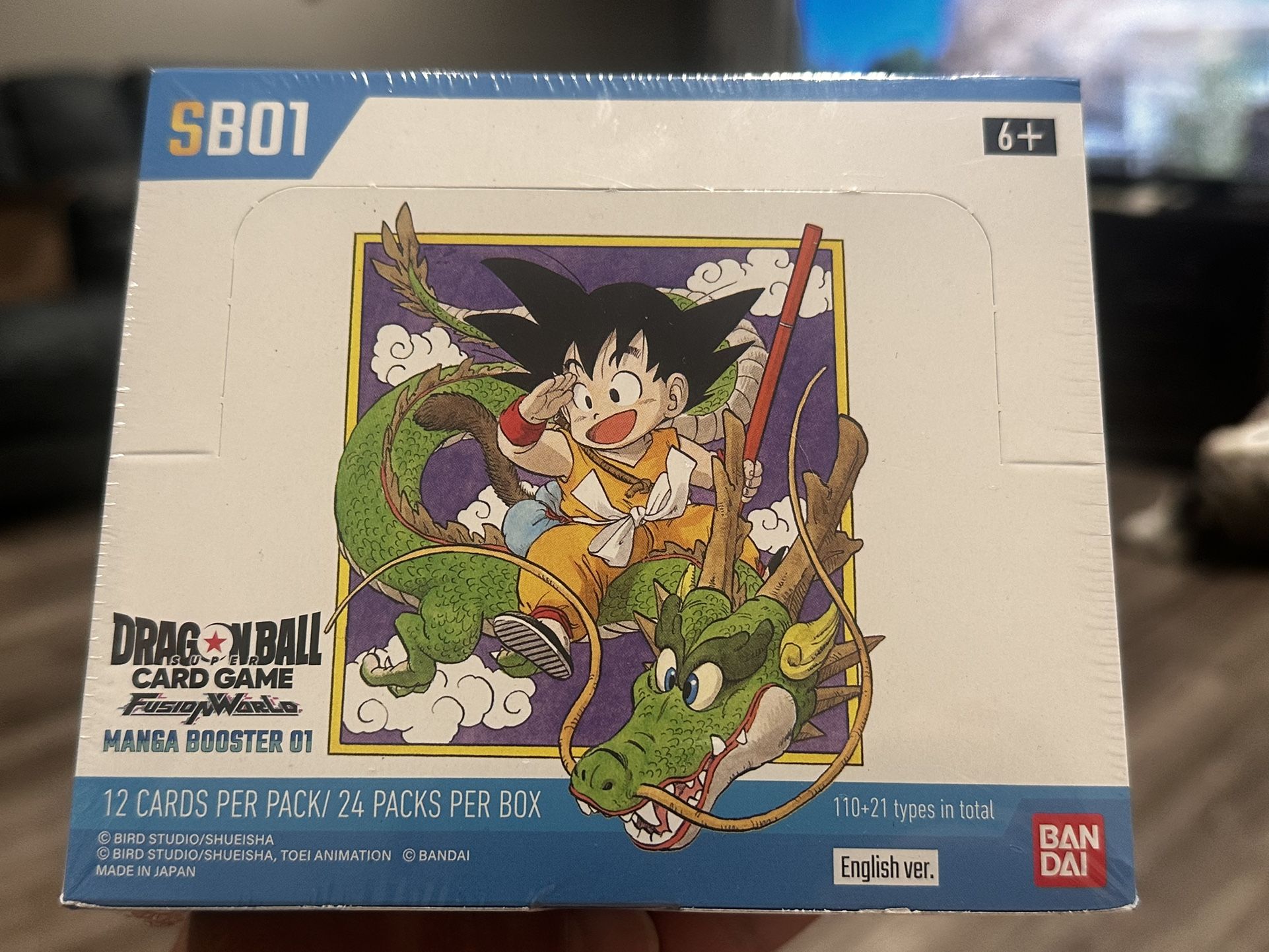 Dragon Ball TCG SB01 Manga Booster Box 24 Packs