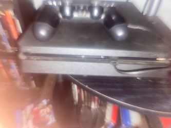 Game console PS4 with games