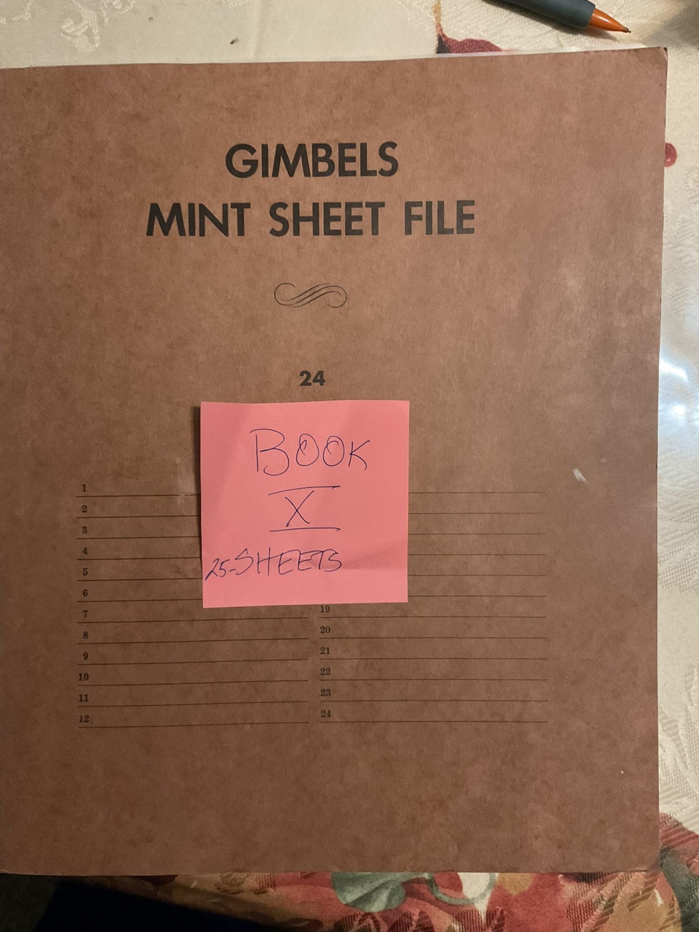 UNITED STATES mint sheets- BOOK X