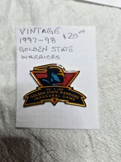 Vintage 1997-98 Golden State Warriors Pin