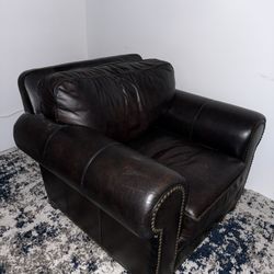 Leather Love Seat