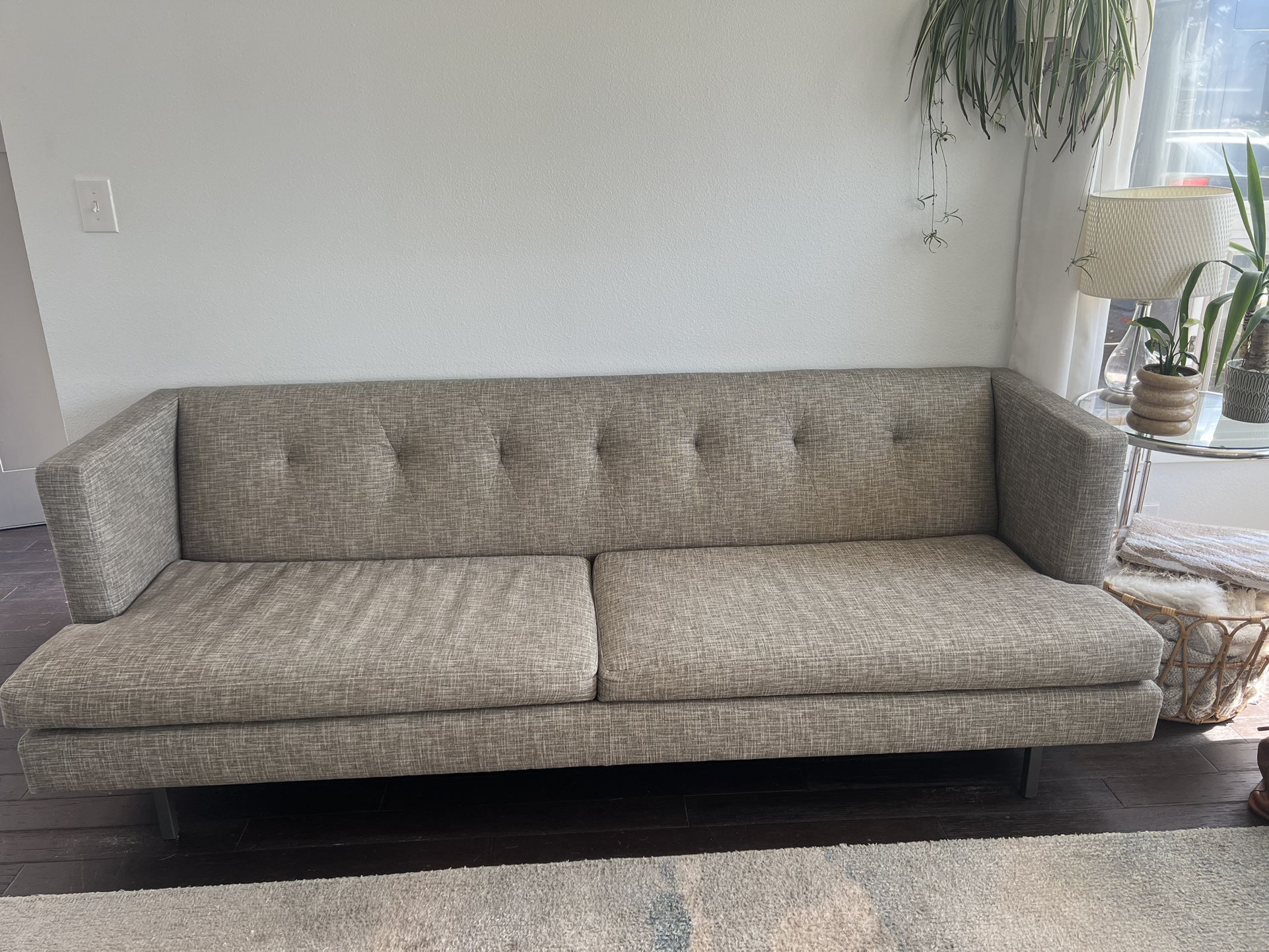 CB2 Avec Sofa Taupe Gray