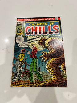 Chamber of Chills #6, Marvel Comics 1973, Bronze Age Horror & Sci-Fi Comic Book, FN