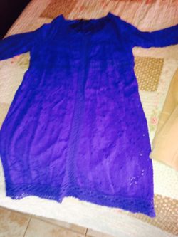 Royal blue dress never used