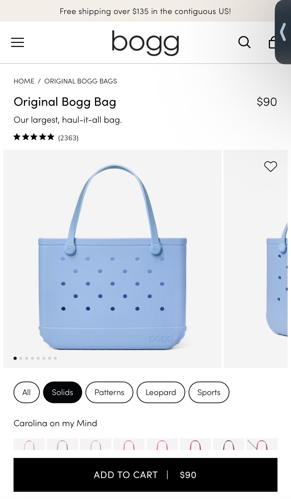 Bogg Big Haul Bag Original Never Used