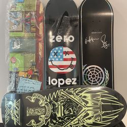 Collectible skateboards