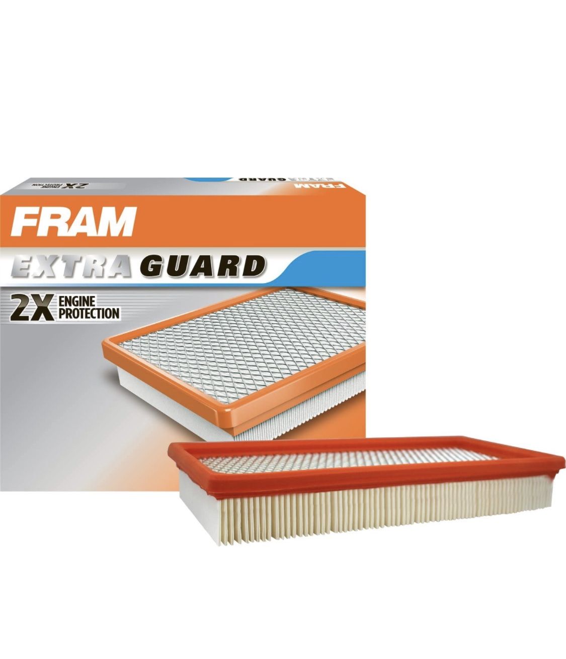 FRAM Extra Guard CA3916 Replacement Engine Air Filter for Select Buick, Chevrolet, Oldsmobile, and Pontiac Models, Provides Up to 12 Months or 12,000
