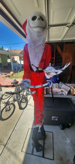 Animatronic Santa Jack Skellington